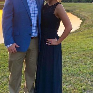 Navy bridesmaid dress